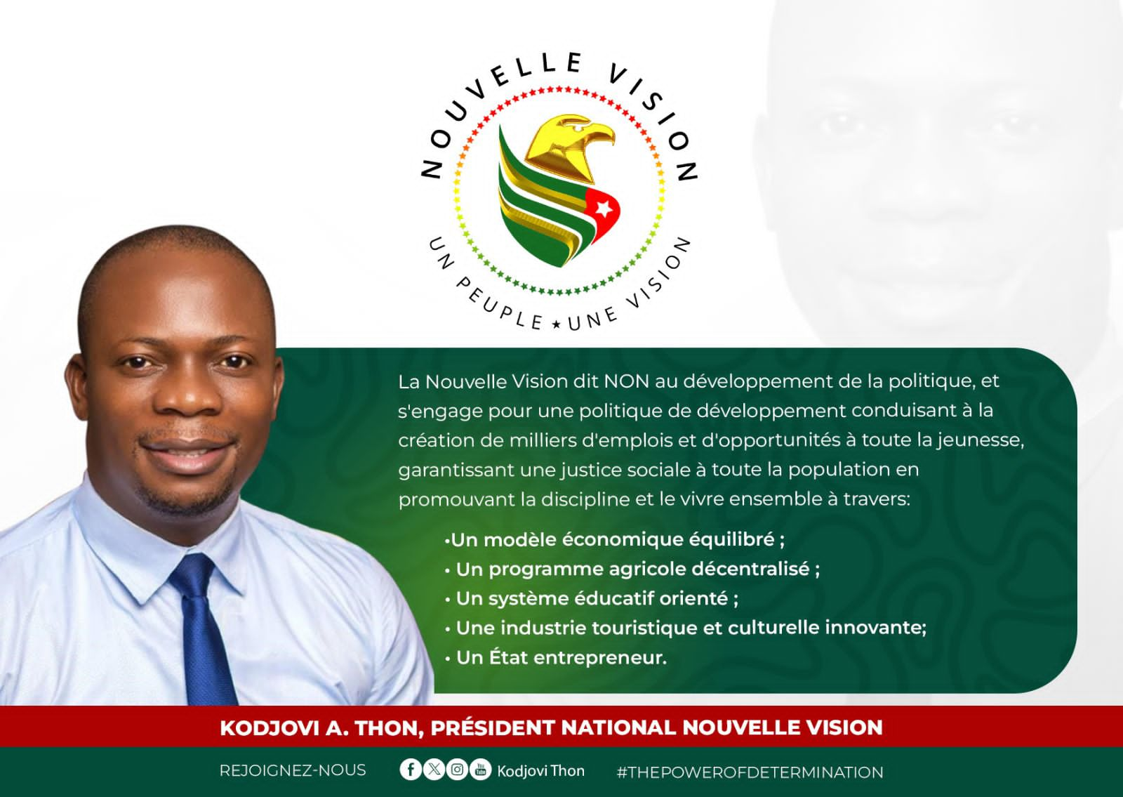 Togo : Dr Kodjovi Thon adepte du développement d’abord 